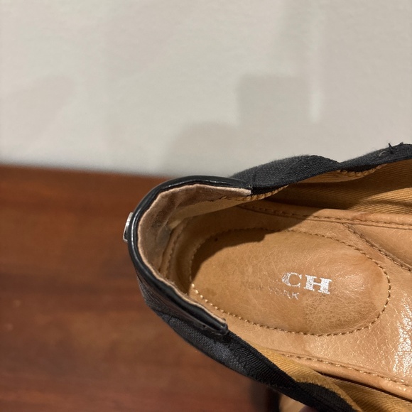 Coach Signature Black Ballet Flats - Black, 10 - Picture 2 of 7